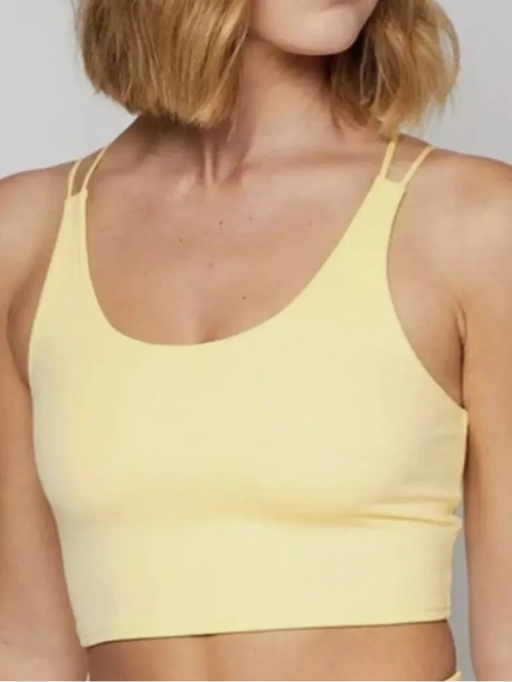 Fourlaps Poise Longline Bra Banana Yellow